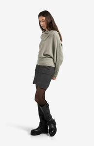Batwing sweater with collar Yaya the Brand