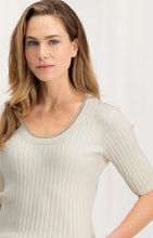 Load image into Gallery viewer, Fitted half sleeve sweater Yaya the brand