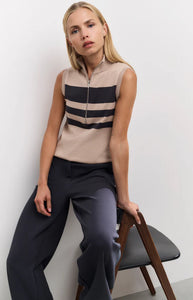 Sleeveless blockstripe Yaya the Brand