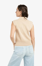 Load image into Gallery viewer, Sleeveless sweater with collar Yaya the Brand