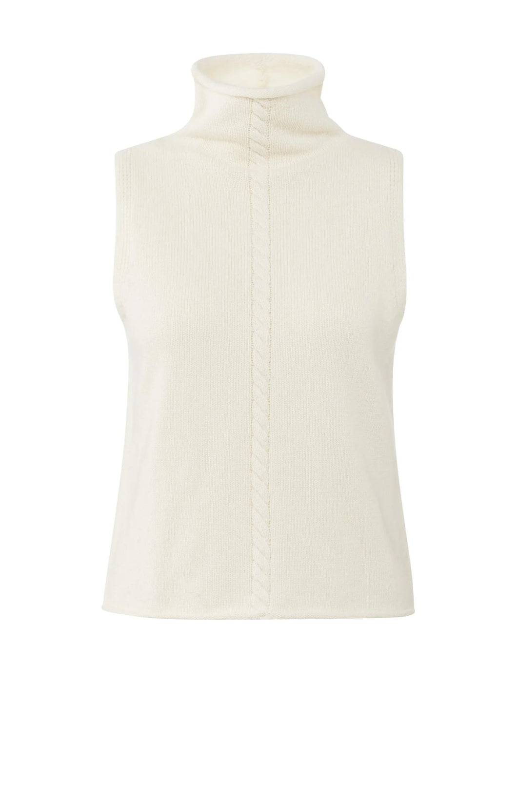 Cable high neck Sweater Yaya the Brand