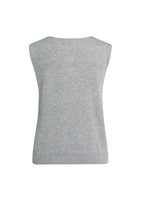 Load image into Gallery viewer, Sleeveless sweater with collar Yaya the Brand