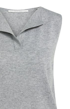 Load image into Gallery viewer, Sleeveless sweater with collar Yaya the Brand