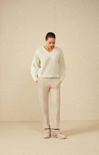 Load image into Gallery viewer, Soft herringbone Trousers