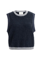 Load image into Gallery viewer, Spencer with check textured vest Yaya the Brand