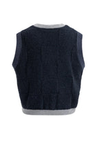 Load image into Gallery viewer, Spencer with check textured vest Yaya the Brand