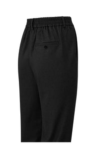 Soft pantalon with staight leg and elastic waist