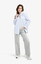 Load image into Gallery viewer, Striped  boyfriend shirt Yaya the Brand