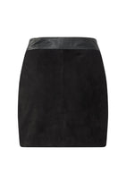 Load image into Gallery viewer, Suede Mini Skirt with Cargo pockets Yaya the Brand