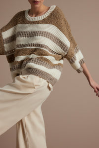 Boxy Sweater multi Yarn