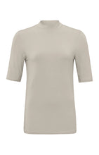 Load image into Gallery viewer, Soft high neck t-shirt with half sleeve YaYa the brand