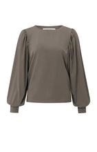 Load image into Gallery viewer, Boatneck top with Puff sleeve