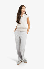 Load image into Gallery viewer, Woven straight fit pantalon white Yaya the Brand