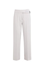 Load image into Gallery viewer, Woven straight fit pantalon white Yaya the Brand