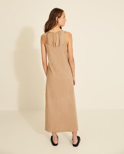 Long Dress with Satin Details Yerse