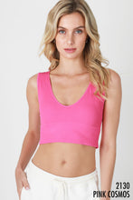 Load image into Gallery viewer, Plunge V Neck Crop Top NS7829