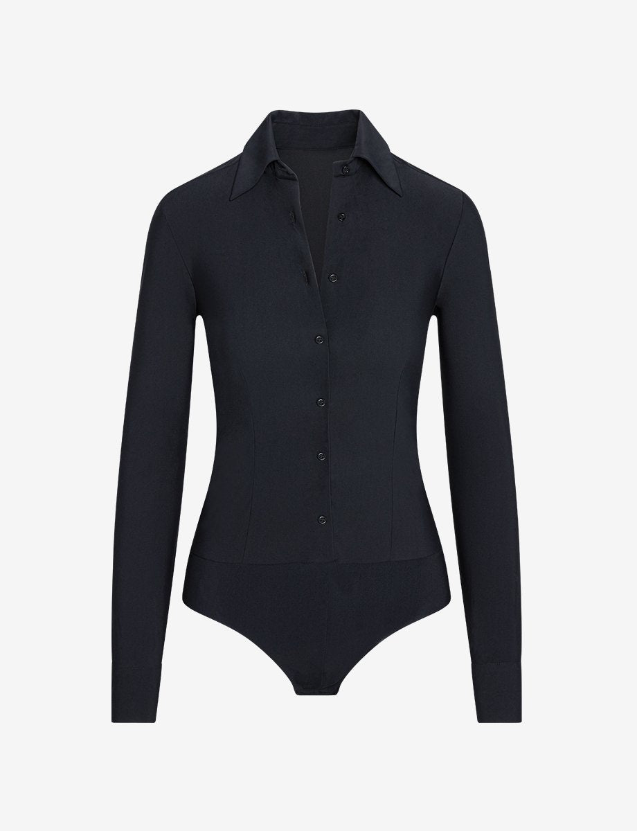 Classic Button Down Bodysuit Commando