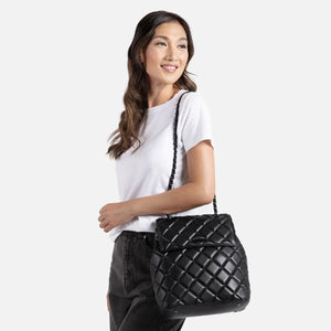 Sadie small quilted backpack 2-1 Lambert