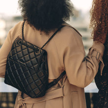Load image into Gallery viewer, Sadie small quilted backpack 2-1 Lambert