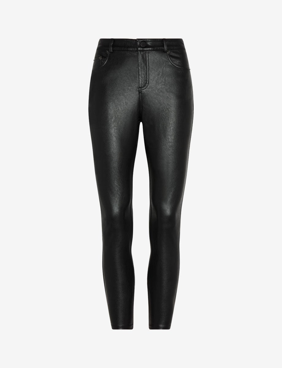 Faux Leather Five Pocket Pants Commando