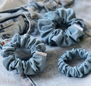 Denim Vintage Scrunchie- Classic