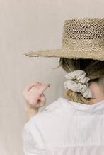 Load image into Gallery viewer, Natural Linen Scrunchie classic Chelsea King