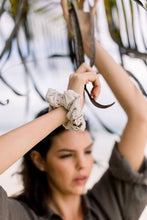 Load image into Gallery viewer, Natural Linen Scrunchie classic Chelsea King