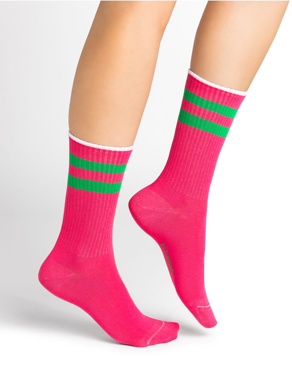 Ribbed Banded Socks Bleuforet