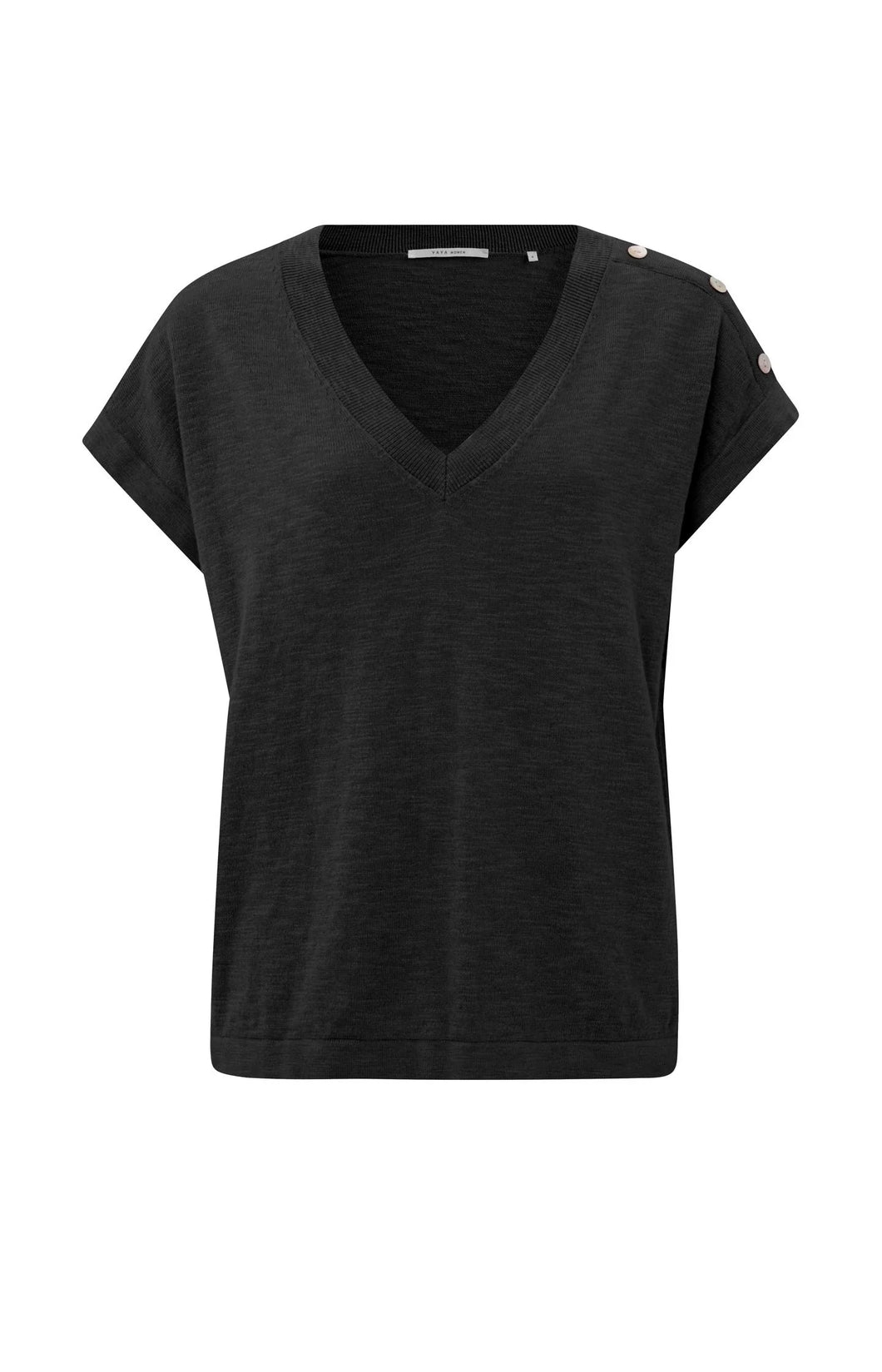 Sweater with Button Detail YaYa the Brand