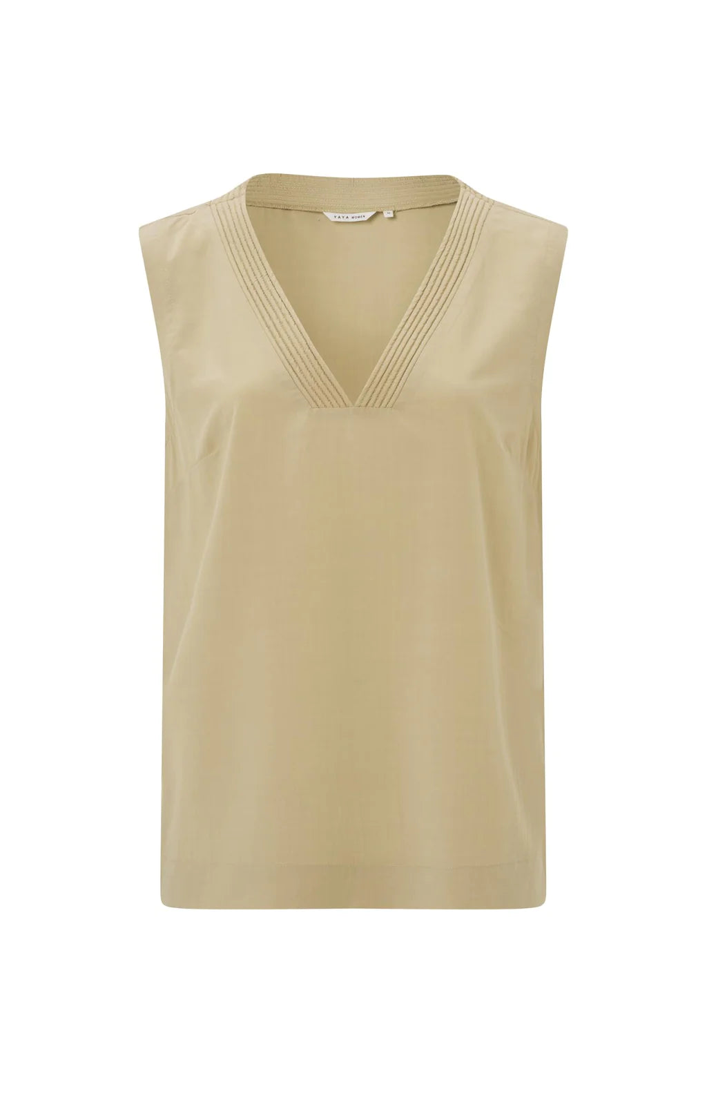 Woven top with V-neck Yaya the Brand